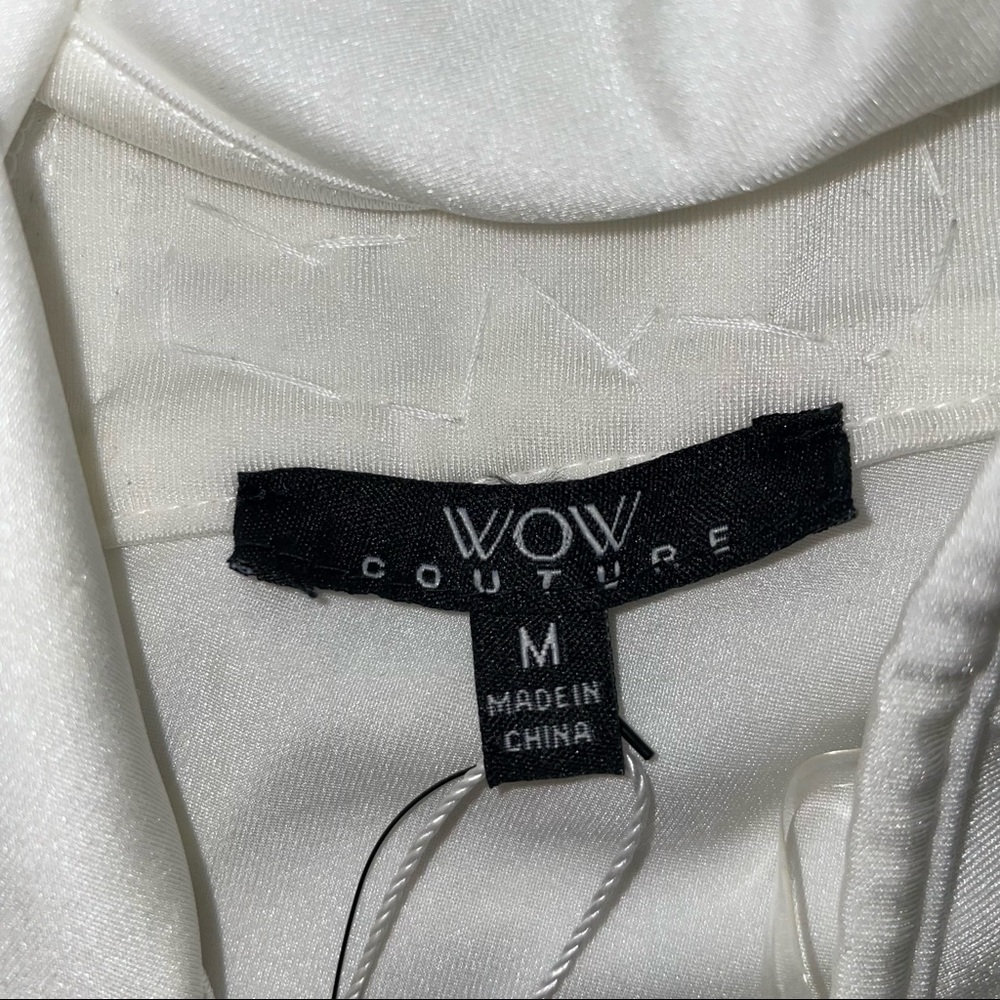 Wow Couture NWT! White Mirror Pieces Swimsuit - Picture 9 of 13